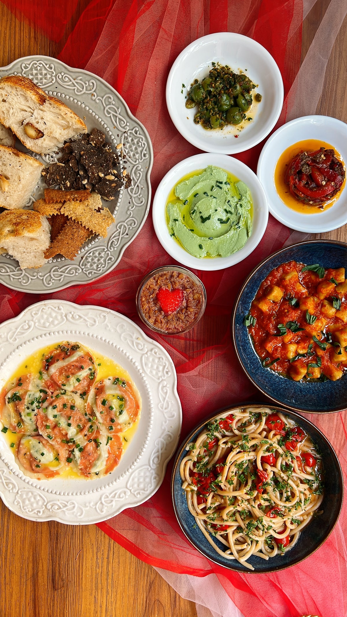 Valentines special  5 course curated italian meal kit (24h pre order)