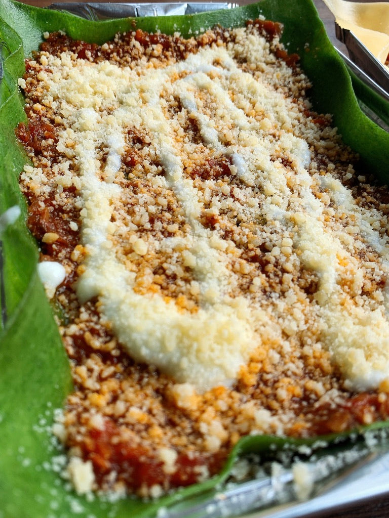 Lasagne verdi 'bolognese' (vegetarian)