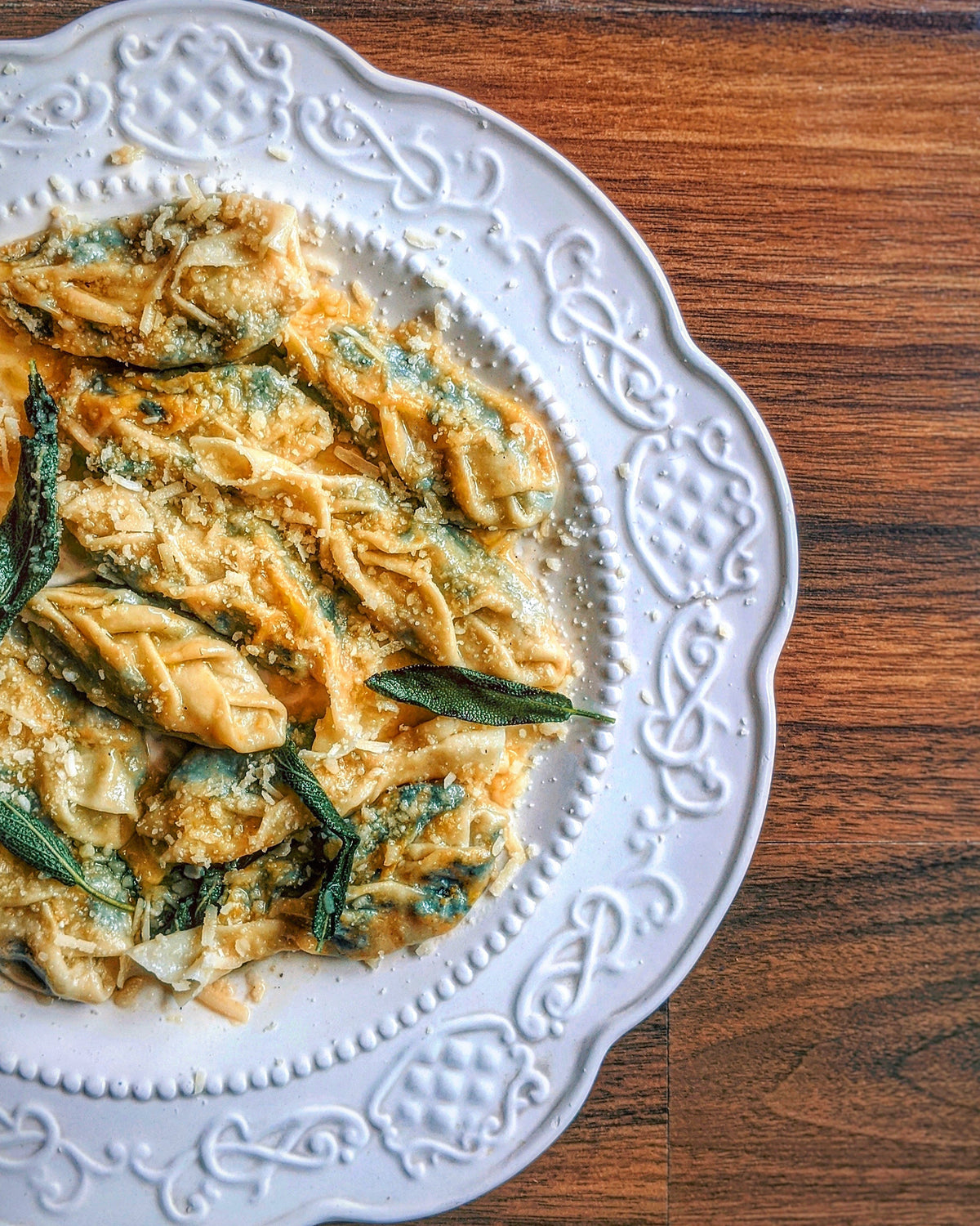 Tortelli piacentini (sundried tomatoes + ricotta)
